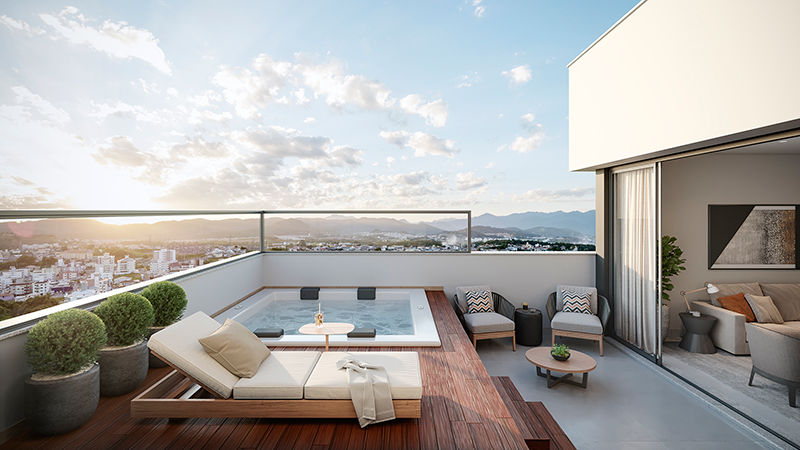 Cobertura com 4 quartos em Funcionários, Belo Horizonte - 280m²